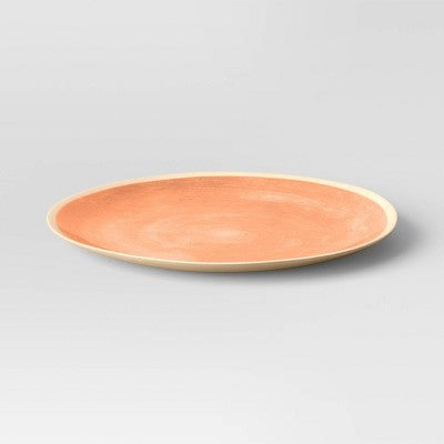 Coastal 10.5" Melamine Plastic Dinner Plate - Threshold - Peach
