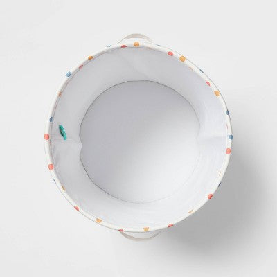 Extra Large Polka Dot Kids' Fabric Bin - Pillowfort