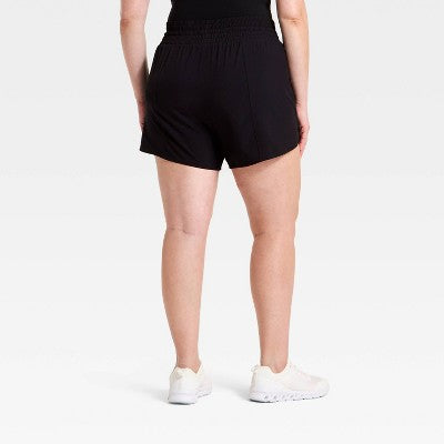 Women's Active Light High-Rise Shorts 3" - All In Motion Black S
