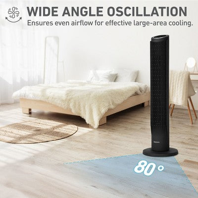 Holmes 37" Whisper Force Tower Oscillating Fan with Clean Breeze (LOCAL PICKUP ONLY)
