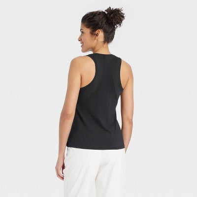 Women's Essential Racerback Tank Top - All In Motion Black XS