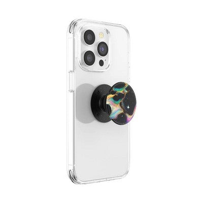 PopSockets PopGrip Cell Phone Moon & Sky Grip & Stand - Electric Oil Slick