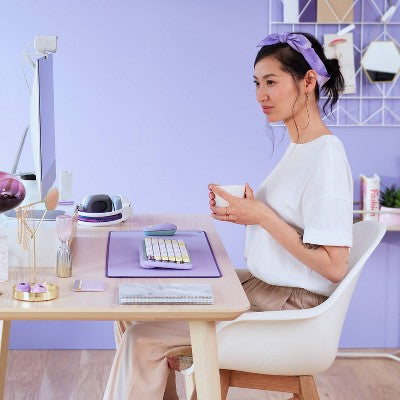 Logitech Studio Series 27.5" Desk Mat - Lavender
