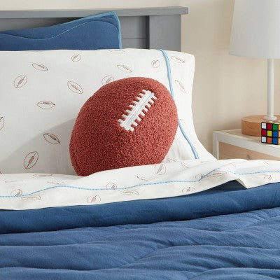 Football Sport Boucle Kids' Decorative Throw Pillow - Pillowfort