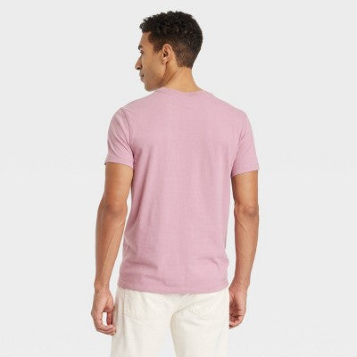 Men's Every Wear Short Sleeve T-Shirt -Goodfellow & Co Old Rose M