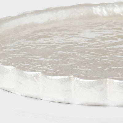 Fluted Capiz Tray - Threshold
