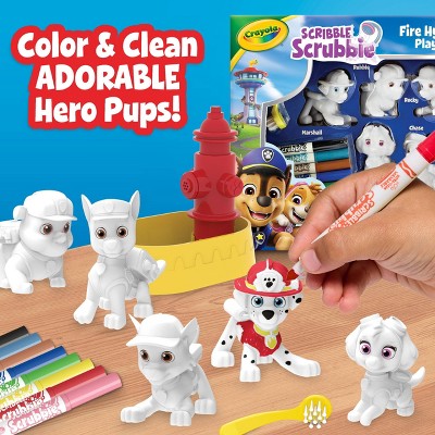 Crayola Scribble Scrubbie Paw Patrol Fire Hydrant Playset