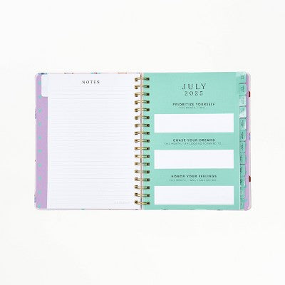 Be Rooted Be Rooted 7"x9" Academic Planner 2025 - 26 All Over Print Purple
