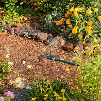 Gilmour Adjustable Whirler Hang Sprinkler Black