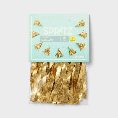 Metallic Gold Tassel Garland - Spritz