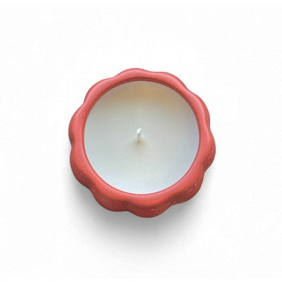 3.9oz Pumpkin Ceramic Scented Candle Red - Bullseye's Playground