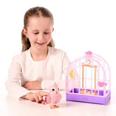 Little Live Pets Rosie Real Bird and Cage: Interactive Singing & Recording Toy