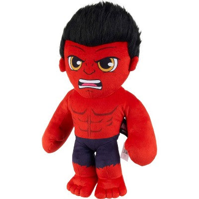 Marvel Plush Talkers Red Hulk Soft Toy, 11.75" Collectible Figure with Sounds