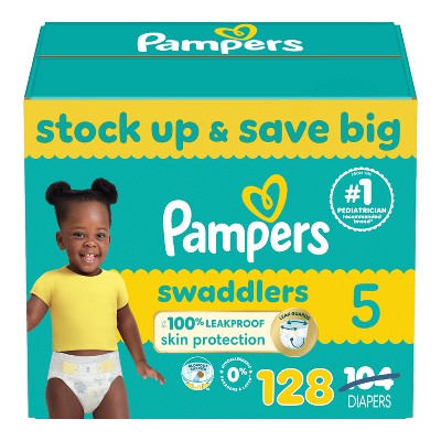 Pampers Swaddlers Sensitive Disposable Diapers - Size 5 - 128ct