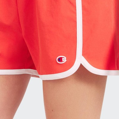 Champion Girls' Track Shorts - Red L