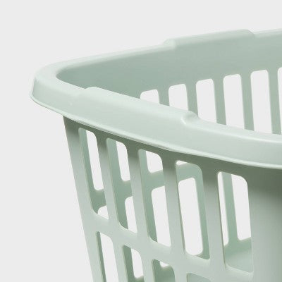 1.5bu Laundry Basket Green - Brightroom