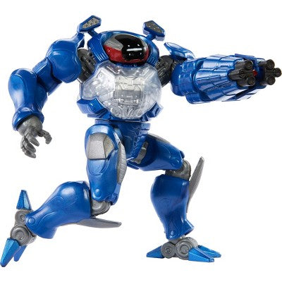 Masters of the Universe Combat Ready Roboto Figure Toy, 5.5" Twist & Release Quick Draw
