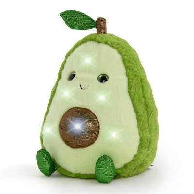 FAO Schwarz 11" Glow Brights Plush LED with Sound Avocado