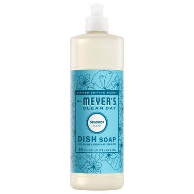 Mrs. Meyer's Clean Day Dish Soap Dewdrop Scent - 16 fl oz