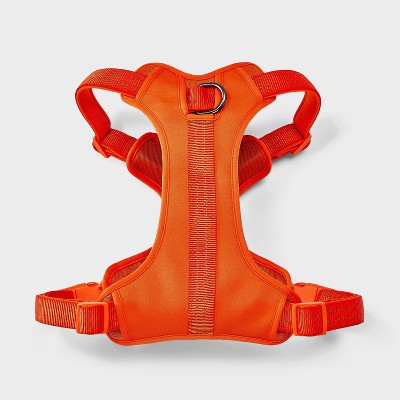 Reflective Comfort Clip-In Clasp Dog Harness - M - Bright Orange - Boots & Barkley