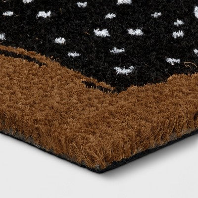 1'6"x2'6" 'Come In For A Spell' Witches Coir Doormat Black - Hyde and EEK! Boutique (LOCAL PICKUP ONLY)
