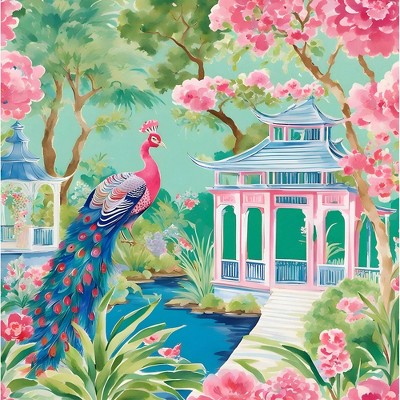 Springbok Pink Peacock Oasis 500pc Jigsaw Puzzle