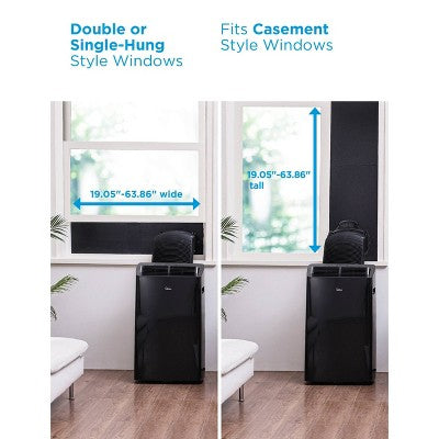 Midea 12000 BTU DOE/ 14000 BTU ASHRAE Smart Inverter DUO Portable Air Conditioner for spaces up to 550 sq ft (LOCAL PICKUP ONLY)