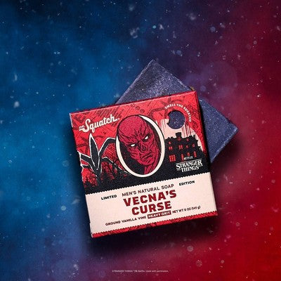 DR. SQUATCH Stranger Things Men's All Natural Bar Soap - Venca's Curse - 5oz