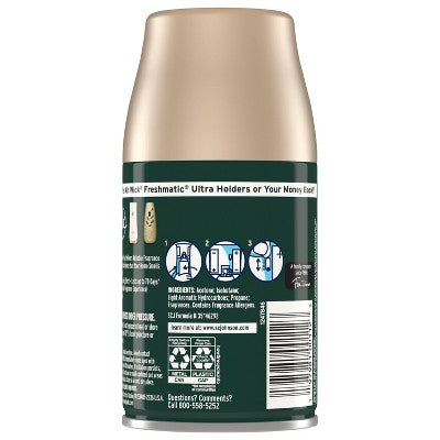 Glade Automatic Air Freshener Room Spray Holiday Scent Refills - Balsam & Spruce - 6.2oz