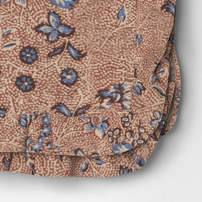 2pk Block Print Ruffle Napkins - Threshold