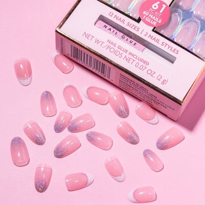 L.A. Girl Oh So Shiny Artificial Fake Nails - Dream Team