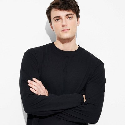 Men's Long Sleeve T-Shirt Original Use Black MEDIUM