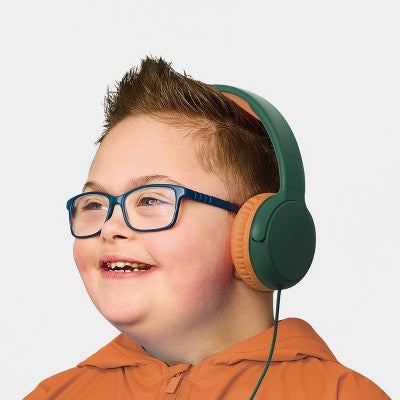 Wired Kids' Headphones Green - heyday