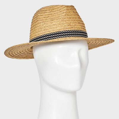 Men's Panama Straw Hat - Goodfellow & Co Brown L/XL