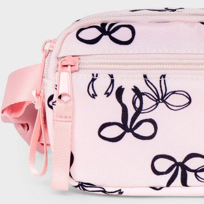 Girls' Bow Print Crossbody Bag - Cat & Jack Pink