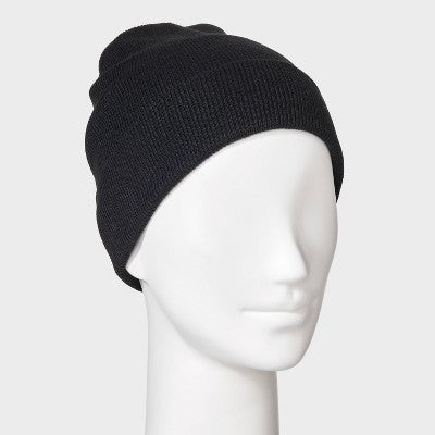 Women's Essential Beanie Hat - Wild Fable Black