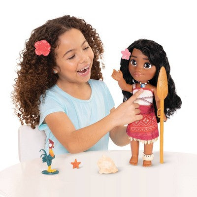 Disney Moana 2 My Singing Friend 14" Moana Doll & Heihei