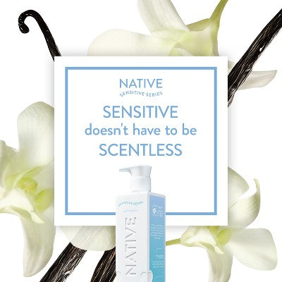 Native Sensitive Series Hypoallergenic Fragrance 24-Hour Hydrating Body Wash - Bare Vanilla - 18 fl oz