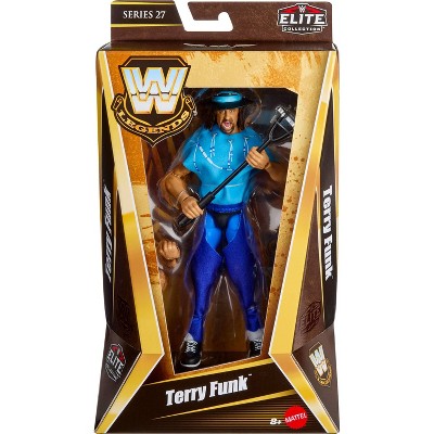 WWE Elite Legends Terry Funk Action Figure & Accessories, Series 27 6-inch Collectible Set