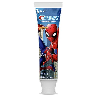 Crest Kids' Toothpaste featuring Marvel's Spider-Man Strawberry Flavor - 4.2oz