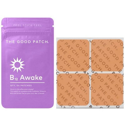 The Good Patch B12 Awake Plant-Based Vegan Wellness Patch - 4ct