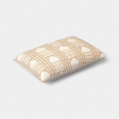 Lumbar Ikat Stripe Pillow Neutral - Threshold