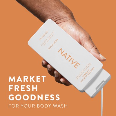 Native Body Wash Limited Edition - Toasted Vanilla & Honey - Sulfate Free - 18 fl oz