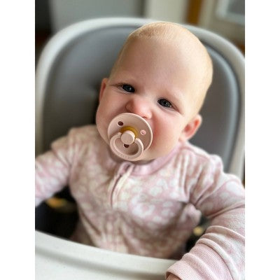Bibs Colour Latex Pacifier - 6-18 Months - Size 2 - 2pk - Woodchuck/Blush
