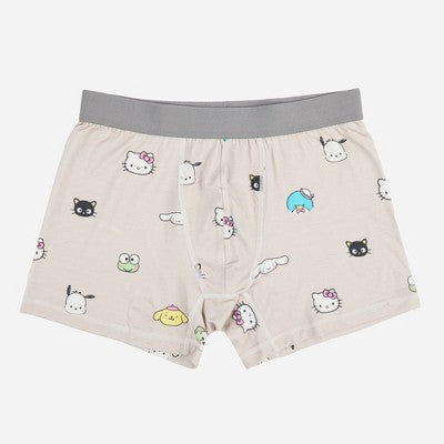Men's Sanrio Boxer Briefs - Gray L