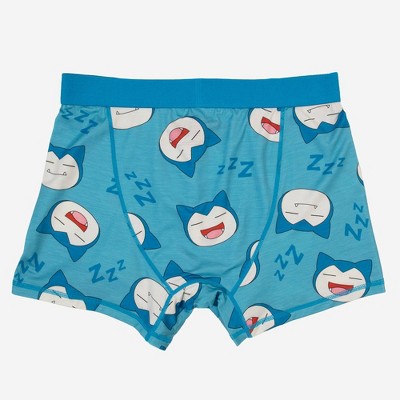 Men's Pokemon Snorlax Briefs - Blue M
