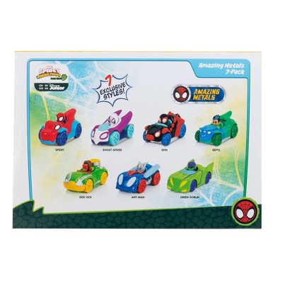 Spidey & His Amazing Friends Metals Vehicles 7pk