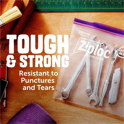 Ziploc Heavy Duty Gallon Food Storage Bags - 10ct