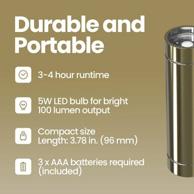 GEMS Mini Flashlight - Gold