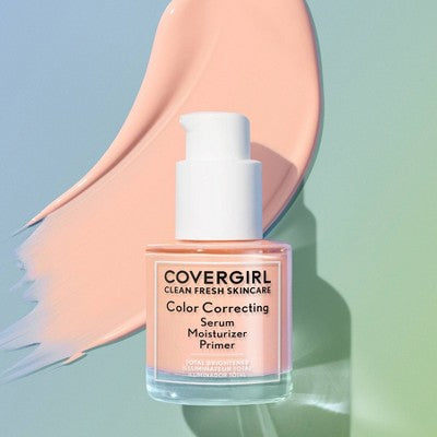 COVERGIRL Clean Fresh Color Correcting Serum + Moisturizer + Primer - Light - 1 fl oz